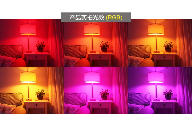 E27 светодиодный RGB лампа AC110V 220 В 3 Вт 7 10 Точечный светильник с регулируемой