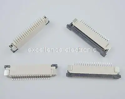 50 шт. FPC FFC 1 мм Шаг 18 Pin Плоский соединитель для выдвижного ящика с верхним