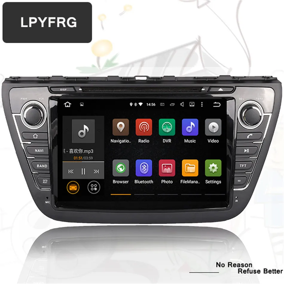 1024*600 Octa Core android 10 подходит для SUZUKI SX4 S Cross 2014 2015 2016 2017 автомобильный DVD плеер