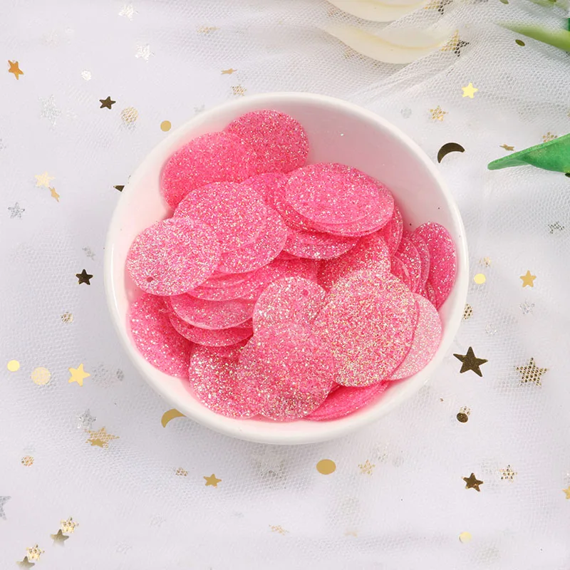 Dark Pink ISequins 90 шт./лот Размеры 20 мм блестками плоский круглый из ПВХ пайетки с блестками шить свадебное Craft одежды швейные Поставщики - Цвет: Dark Pink