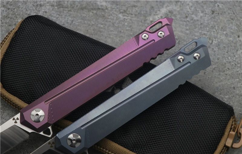 Assassin-JK5311 складной шарикоподшипник S35VN лезвие TC4 ручка из титанового сплава многофункциональный инструмент для охоты и повседневного использования