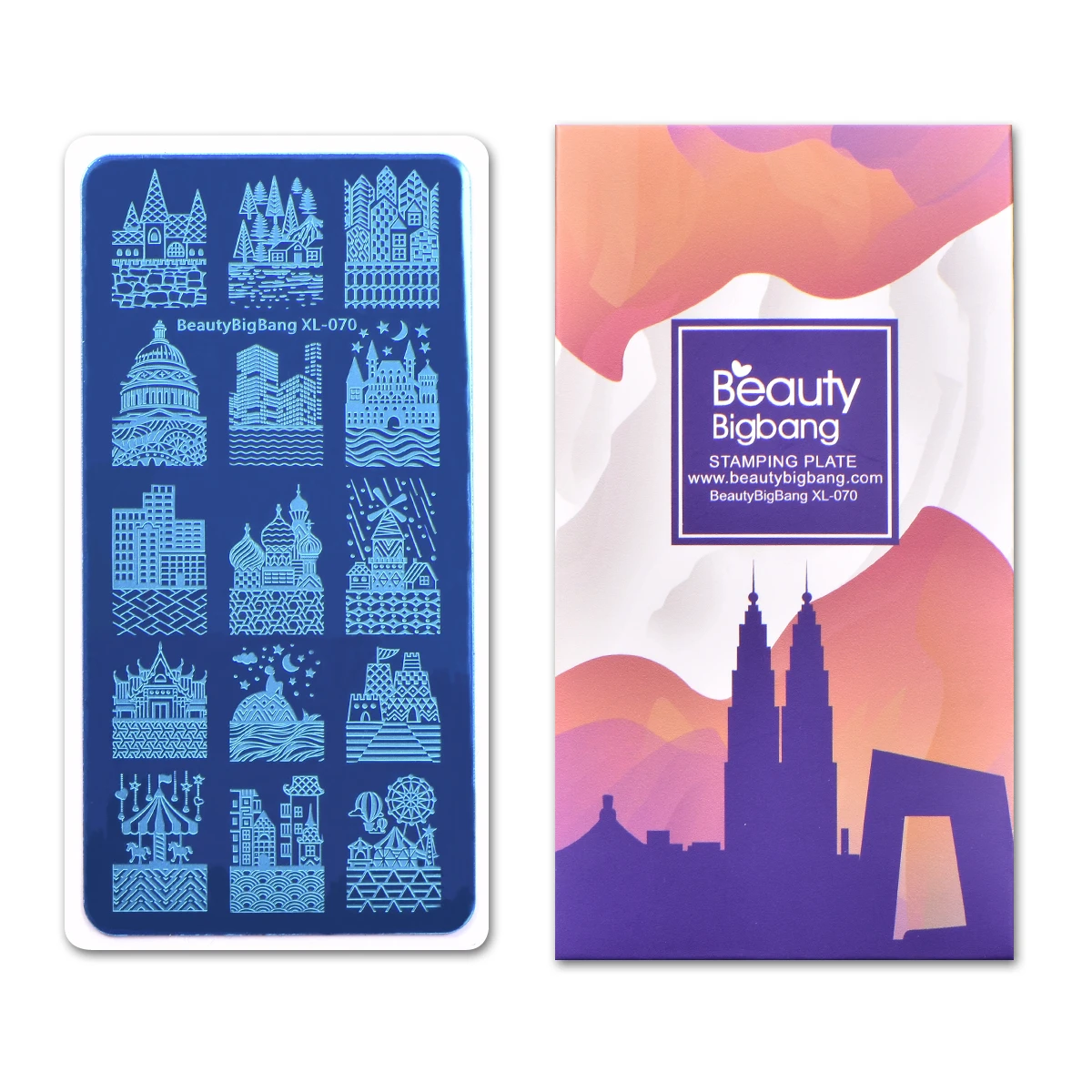 BeautyBigBang штамповочные пластины красивая русалка лимон Летний стиль изображения нержавеющая сталь дизайн ногтей шаблонные штампы пластины XL-071