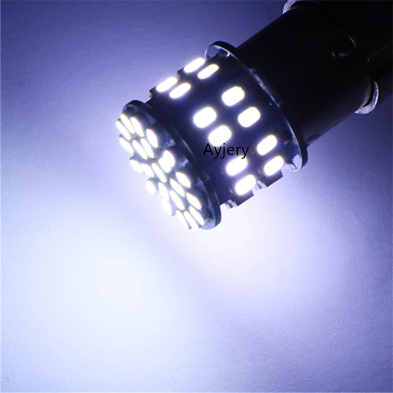 AYJERY 20 шт. белый S25 1156 BA15S 1157 BAY15D 1206 50 SMD 50LED указатель поворота Задний фонарь