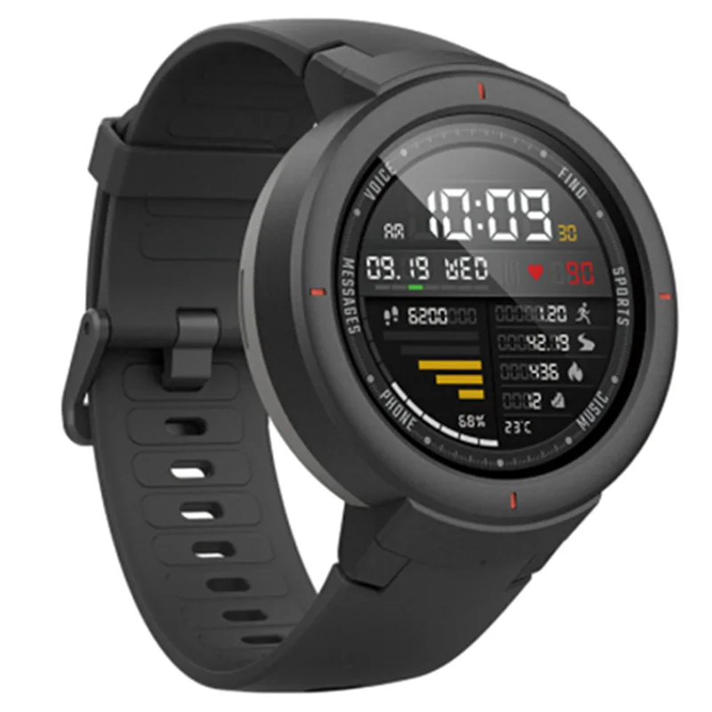 Умные часы Xiaomi AMAZFIT Verge многофункциональная международная версия с ремешком из