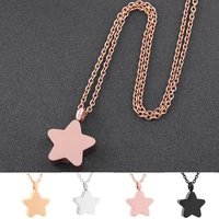 little star shape cremation urn necklace memorial jewelry 316 l stainless steel ashes keepsake