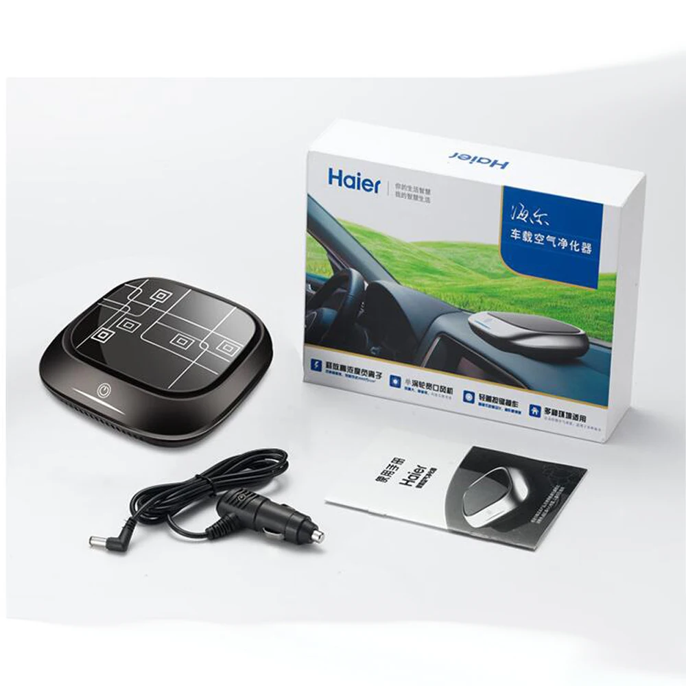 Автомобильный очиститель воздуха Haier с ионизатором 15 миллионов/см3 +