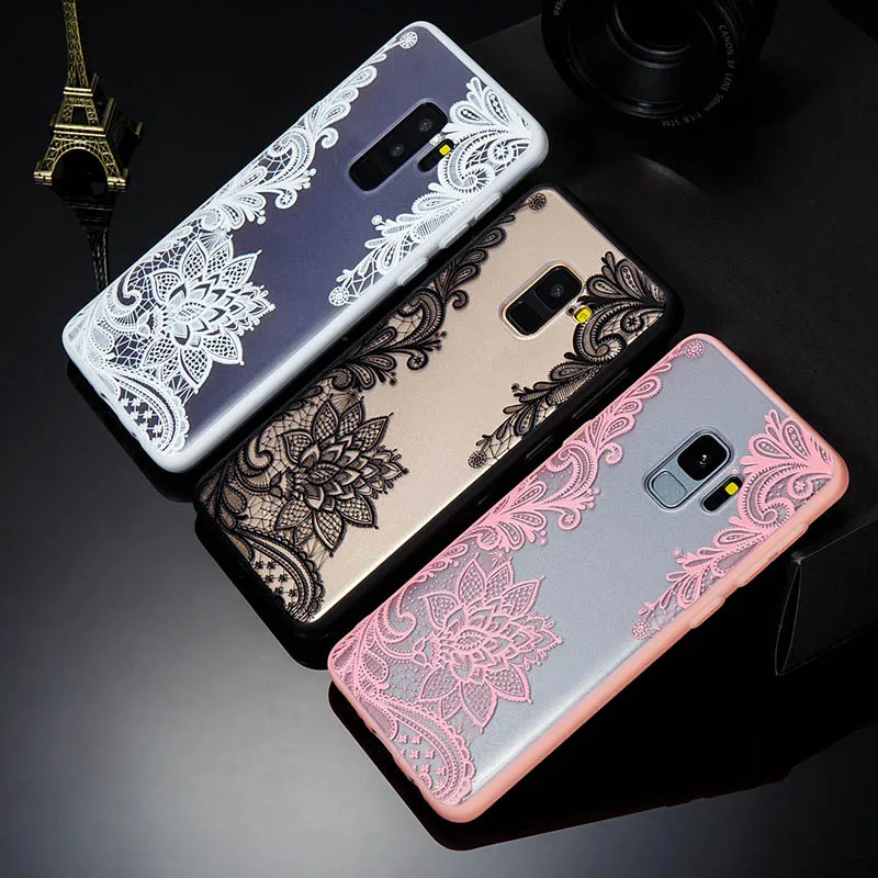 Kerzzil пикантные кружевные цветочные чехол для samsung Galaxy S6 S7 край S9 S8 плюс J3 J5 J7 A3 A5 A7