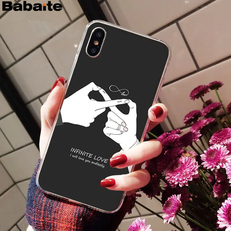 5 Babaite EXO kpop Сердце рисунок любовь на пальце силиконовый высококачественный чехол для телефона для iPhone 8 7 6 6S Plus X XS max 5 5S SE XR - Цвет: 5