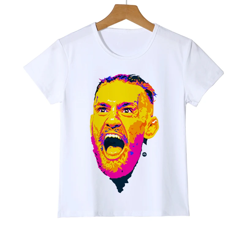 

Conor mcgregor Children's t shirt Boys Girls fashion tshirt funny cool baby Printed Short Sleeve T Shirt teen Top Tee Y8-67