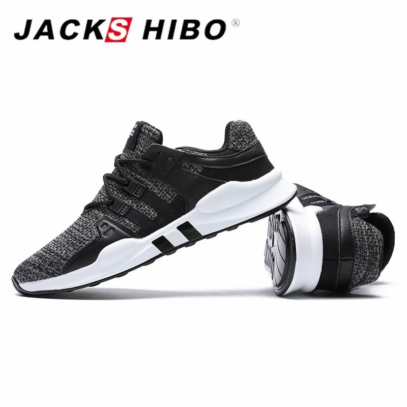 JACKSHIBO Мужская обувь для бега четыре сезона дышащая Спортивная мужчин большие