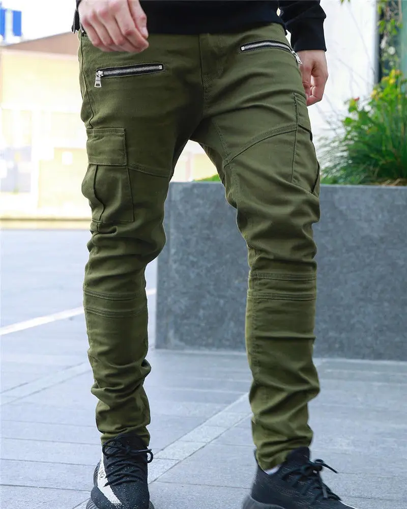 Однотонный мужской кошелек с высокой талией, облегающие брюки для спортзала, нижняя часть спортивного костюма, обтягивающие спортивные штаны, спортивные штаны