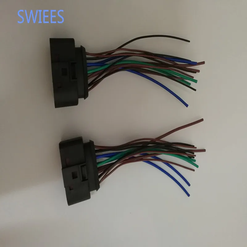 SWIEES 2 шт. 14 контактный автомобильный Головной фонарь передний свет разъем Adatper