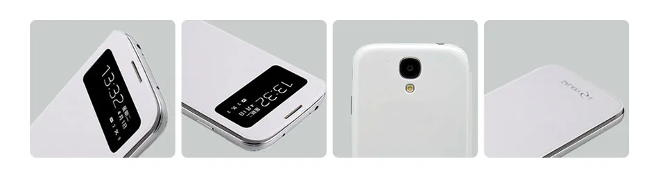 samsung S4 умный чехол с окошком обзора кожаный чехол для samsung Galaxy S4 i9500 i9505 защитный чехол-книжка в виде ракушки