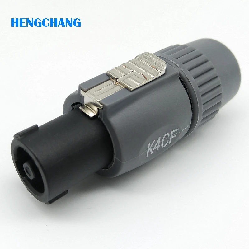K4CF 4pin Ом разъем с замком XLR вилки и розетки 4 Пина Мужской Разъем для подключения