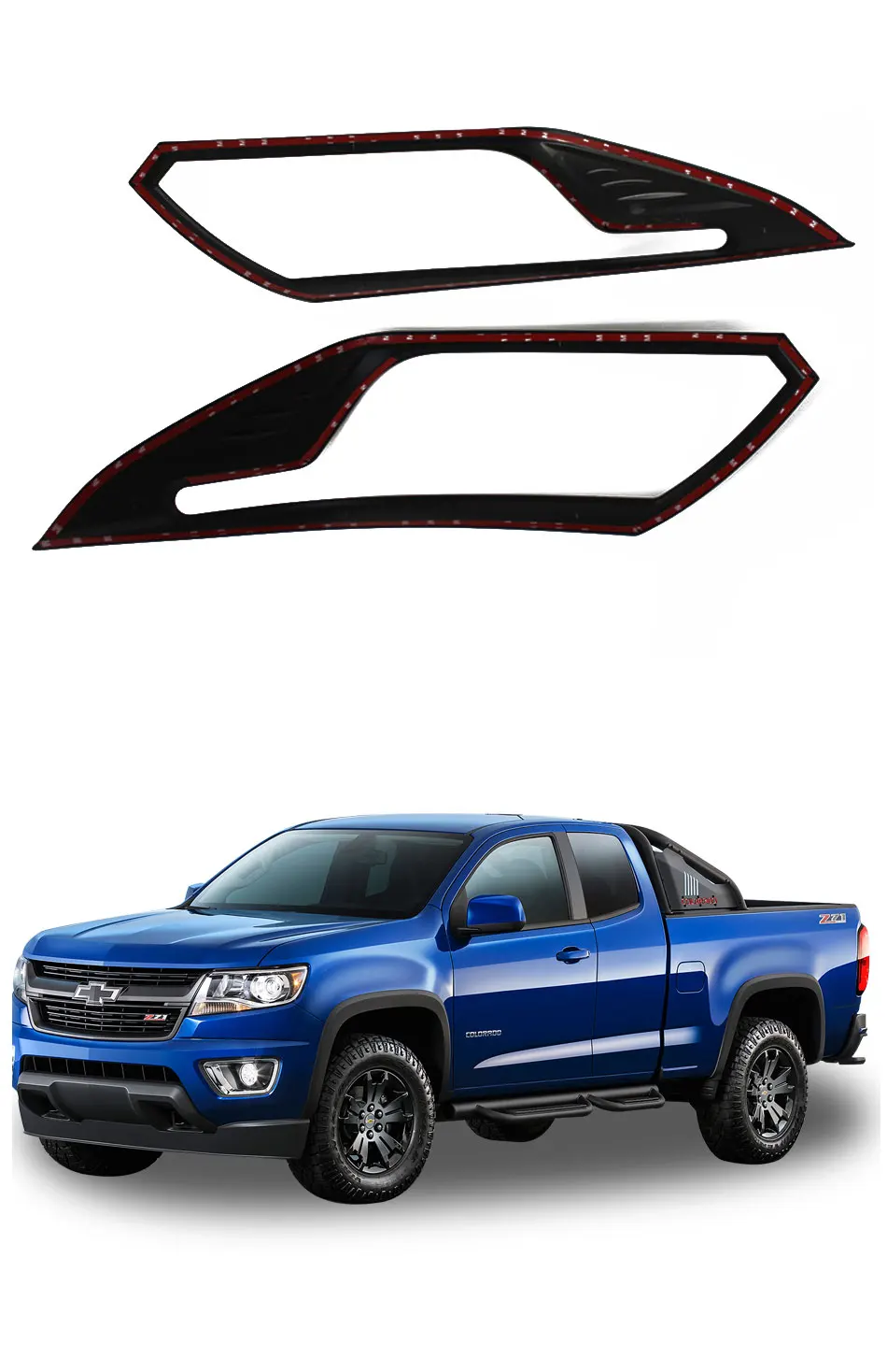 Крышка фары хромированные аксессуары для Holden Chevy Colorado TrailBlazer