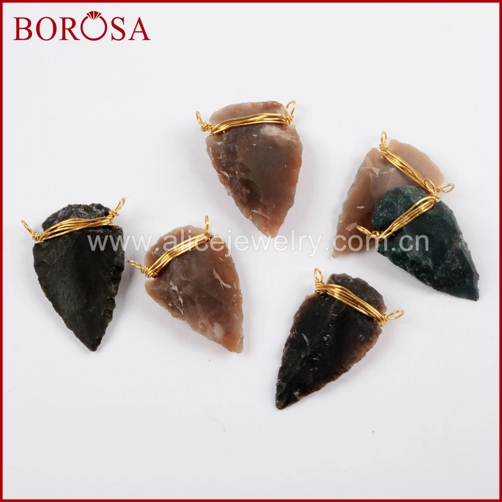 Позолоченная проволочная оболочка BOROSA 10/20 шт. натуральные жаберы наконечники