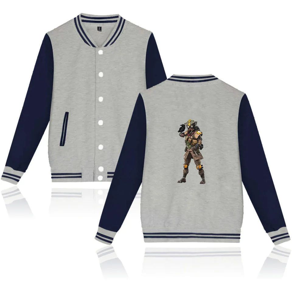 APEX LEGENDS Battle Royal Sweatshirt Game Women Men Hoodies Streetwear Hip Pop Punk Baseball Jacket Tracksuit | Женская одежда