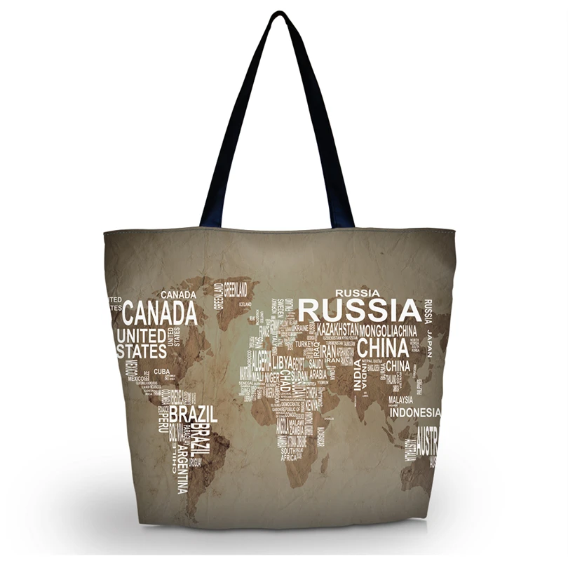 Женская сумка для покупок, Женская Складная Большая многоразовая сумка для хранения, пляжная сумка на плечо