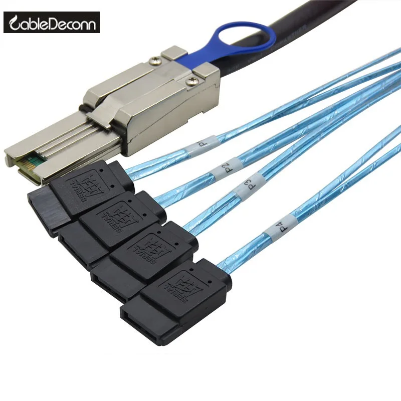 SFF 8088 мини SAS 26P 4SATA кабель с защелкой L = 1 0 2 м|cable outer|cable spacingcable container |