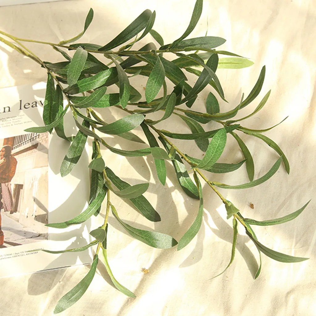 Искусственные растения ненастоящие Лист Листья куст домашний офис сад цветок