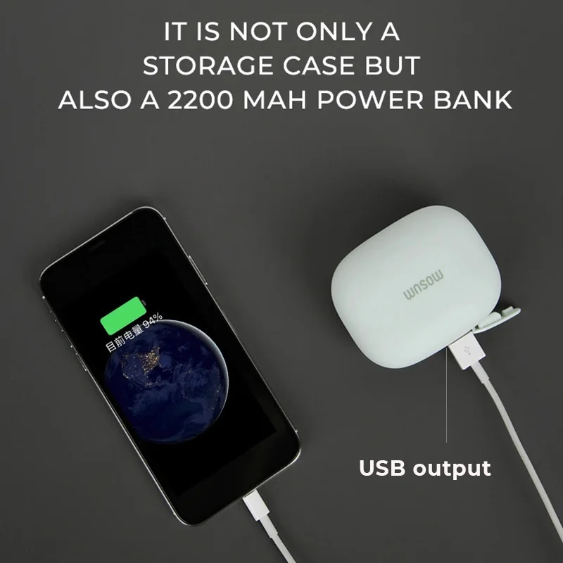 Maoxin наушники беспроводные 2200mAh Перезаряжаемый блютуз наушники за xiaomi iPhone Android samsung bluetooth V5.0 наушники с микрофоном