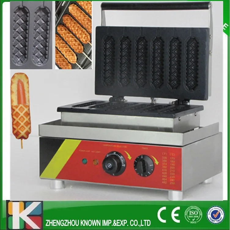 6 сетки хрустящей кукурузы типа хот-дог машина/хот-дог производитель/220 В