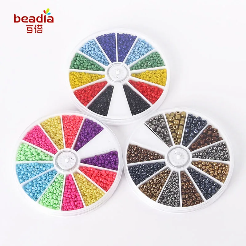2018 шт. бусины из чешского стекла 12 ячеек разные цвета|beads kit|spacer beadsbeads jewelry making |