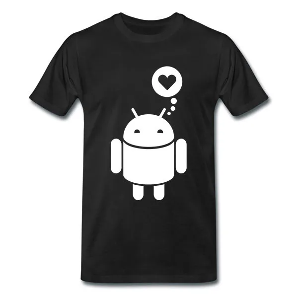 Футболка Android, креативная забавная футболка для мужчин и женщин, изящная крутая новая короткая футболка, хипстерский стиль, мужская повседневная одежда - Цвет: A0251-B22-12