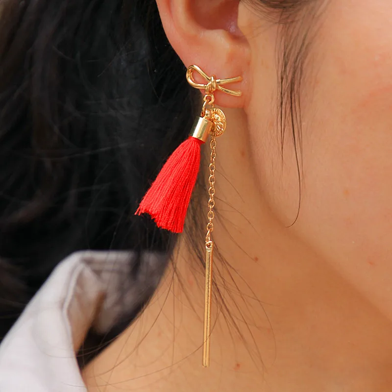 Модные ювелирные украшения длинные серьги ранние для женщин серьги|chain earrings|earrings