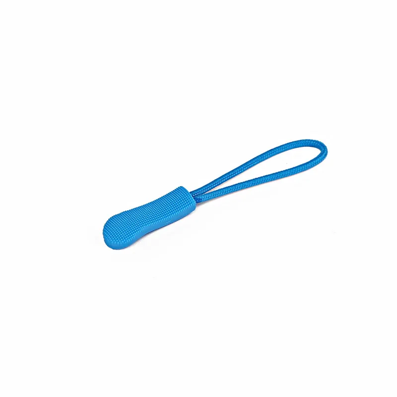Sky Blue 10 шт. шнур молния тяга Конец подходит веревочный тег фиксатор на молнии шнур вкладка одежда сумка палатка рюкзак аксессуары DIY сменный зажим застежка-молния Съемник - Цвет: Sky Blue