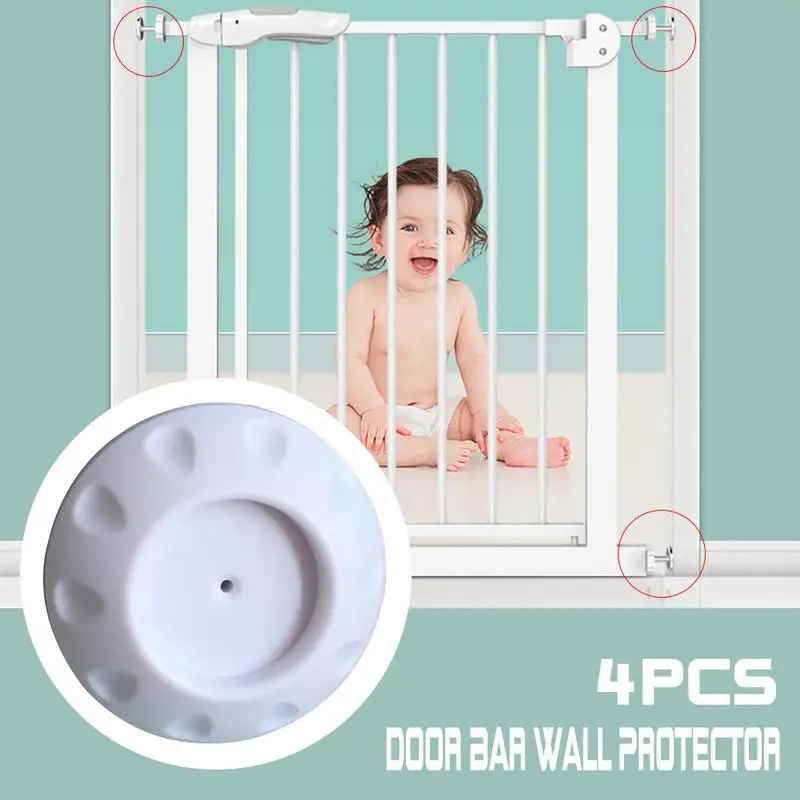 4pcs 4 шт. Детская безопасность ПЭТ бесплатно удар ворота крытый для стенок бампера аксессуары в форме якоря для парапета для ворот настенного крепления коридор забор - Цвет: 4pcs