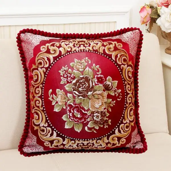 2 шт./лот высокое качество роскошные жаккардовые домашние декоративные подушки