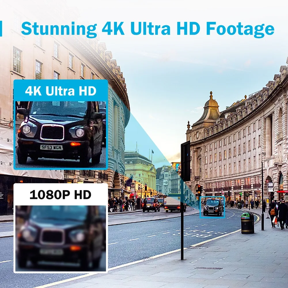 ANNKE RU продажа 4K HD 8CH видео система безопасности 5в1 H.265 + DVR с 4 шт 8MP Всепогодная