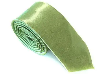 Light green 10 шт./лот, мужской тонкий галстук, Одноцветный галстук, узкий галстук из полиэстера, ширина 5 см, 34 Цвета, королевский синий, золотой, вечерние, официальные Галстуки - Цвет: Light green