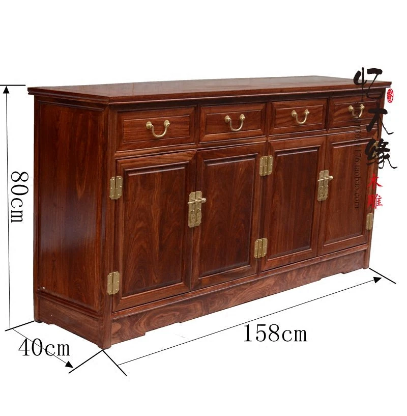 Мебель из красного дерева боковая доска Красное сандаловое дерево китайский