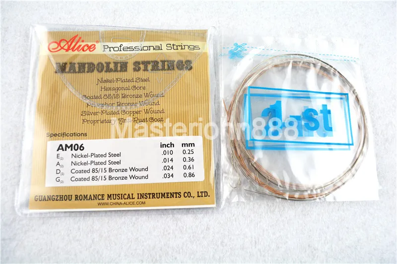Алиса: безумие возвращается AM06 Струны для мандолины Никель покрытием Сталь &