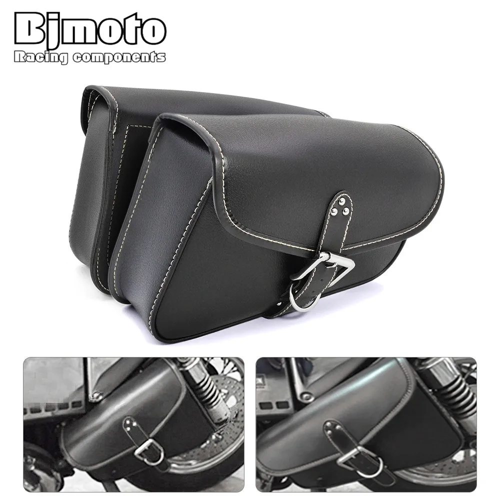 Сумки для мотоцикла BJMOTO сумки седла из искусственной кожи сумка инструментов