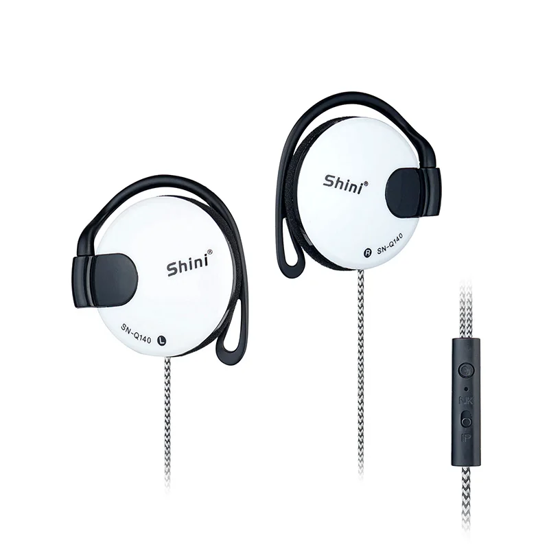 Многофункциональные наушники с креплением за ухом и микрофоном для Iphone Samsung Xiaomi