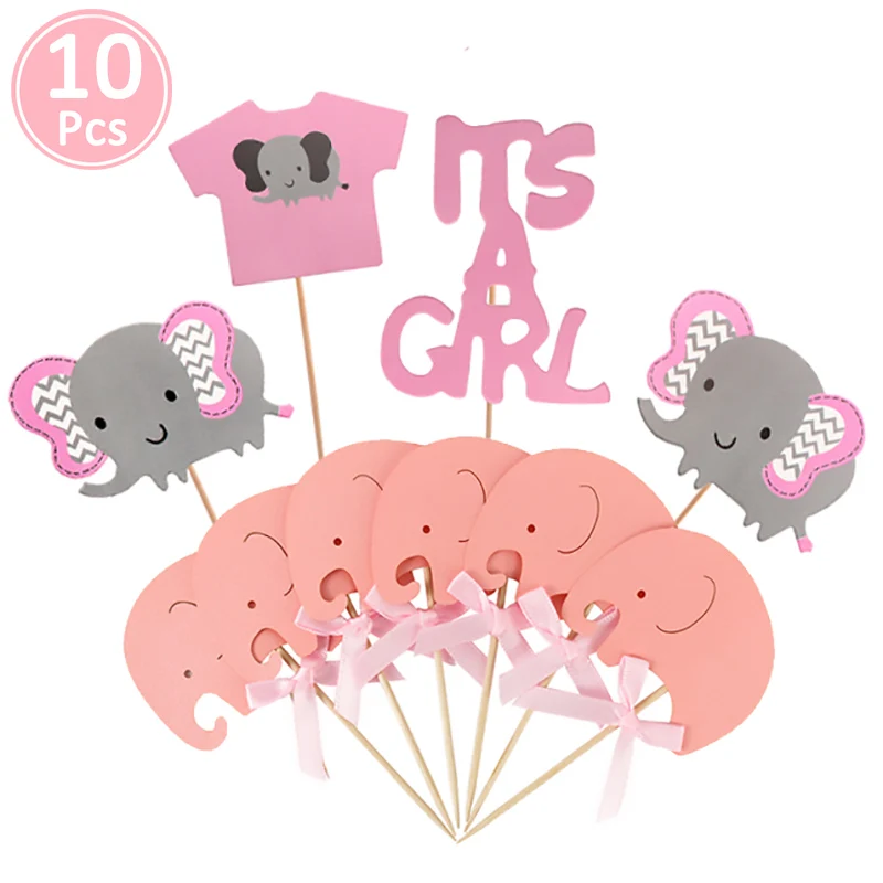 19 шт. шары для детей фото стенд реквизит его мальчик девочка Babyshower вечерние украшения пол показать сувениры Поставки Фотостудия - Цвет: 10pcs pink elephant