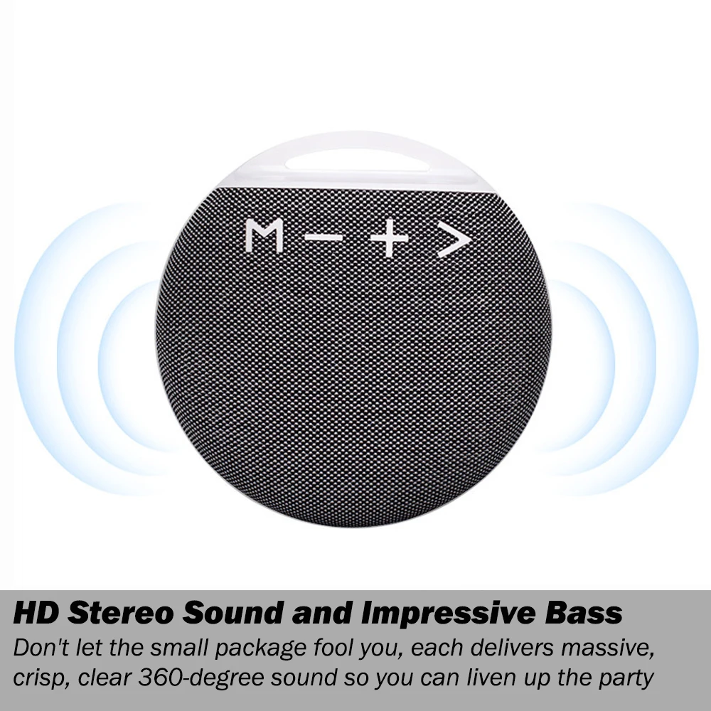 Мини портативный беспроводной динамик Ralyin с Bluetooth настоящий bluetooth 3D супер бас
