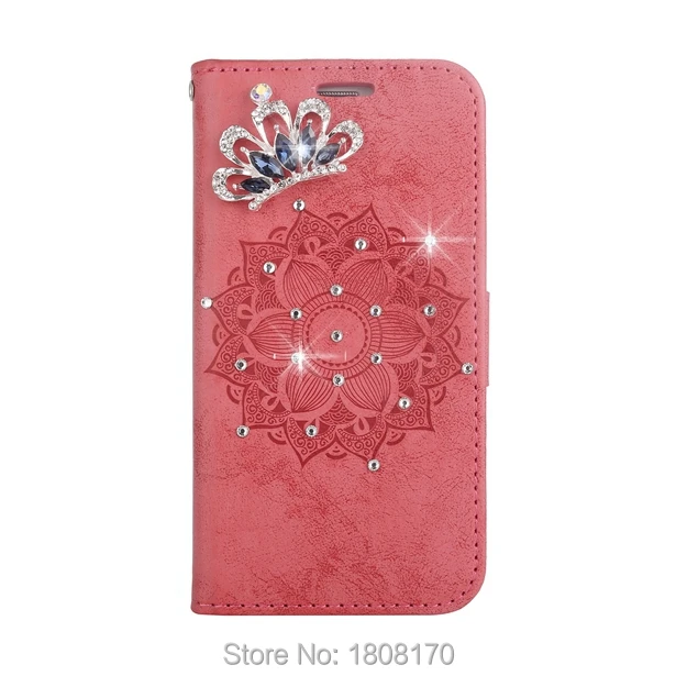 C-ku алмазный кошелек Корона кожаный чехол для Iphone X 8 7 PLUS I7 6 6S SE 5 5S Ipod Touch подставка с