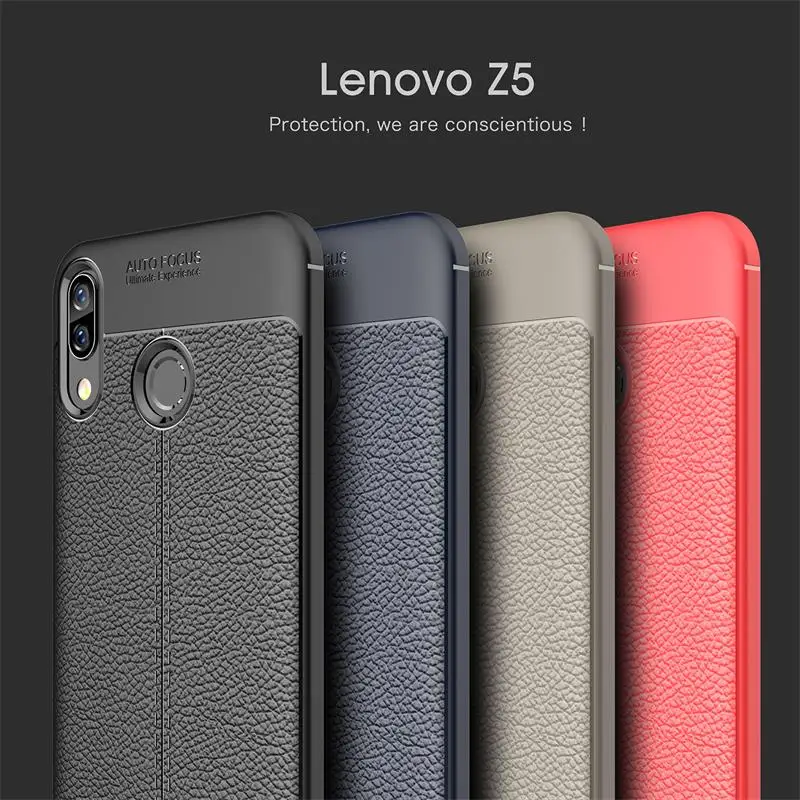 Luxury Shockproof Soft TPU Case For Lenovo Z5 Phone Bumper for L78011 Cases Back | Мобильные телефоны и аксессуары