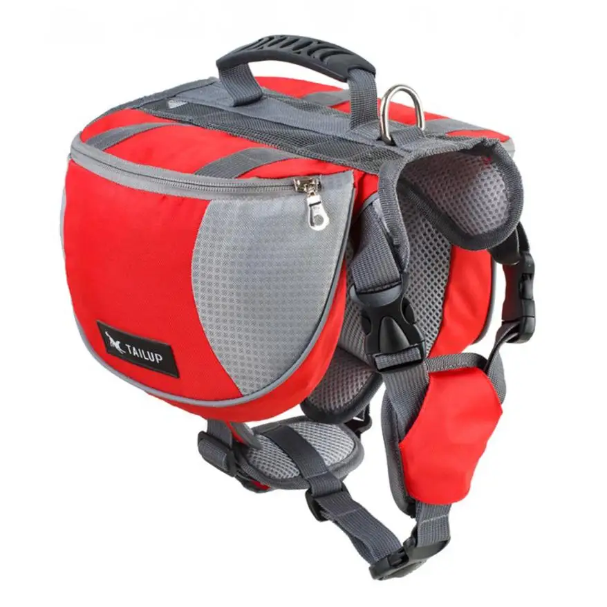 Backup роскошный рюкзак для домашних животных большая Регулируемая седельная сумка