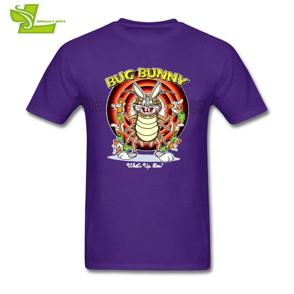 Bug Bunny Bad Rabbit взрослая футболка крутая индивидуальная Футболка мужская с коротким