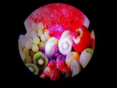 3D светодиодный вентилятор для рекламы вращающийся дисплей диаметр 440 мм 200 цветов