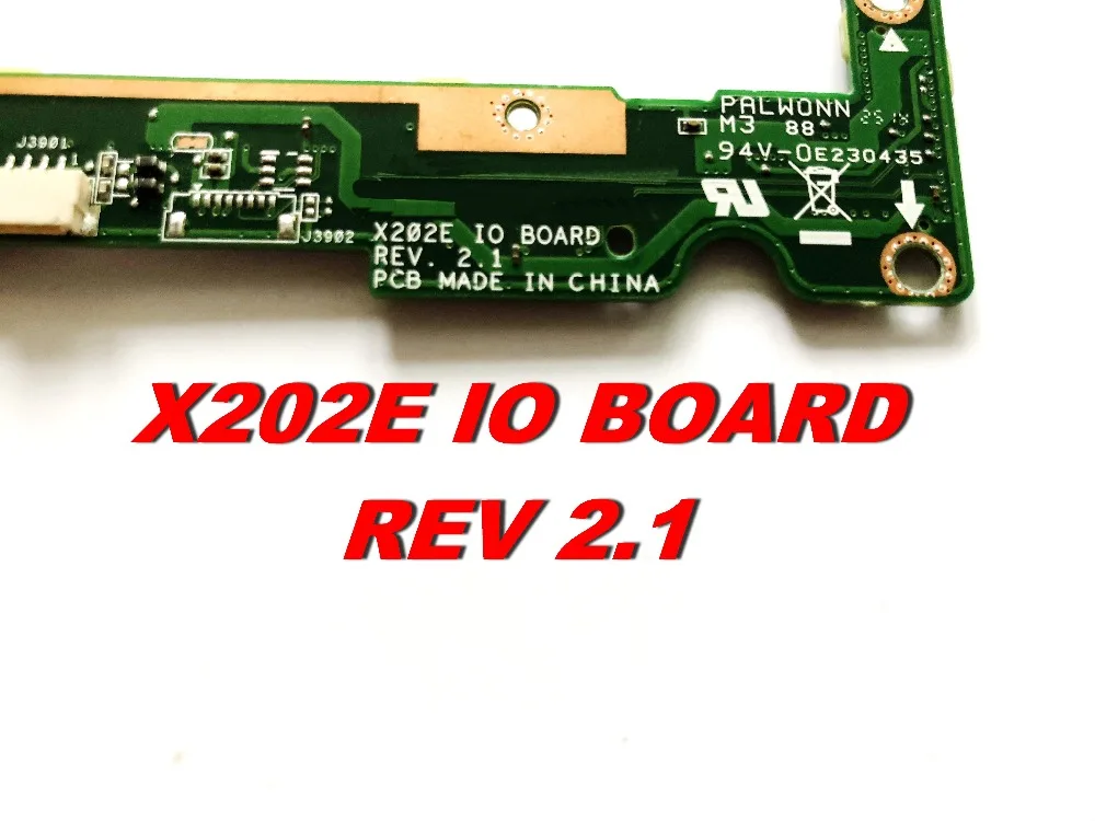 Оригинальная плата для аудио SD карты ASUS X202E ввода вывода REV 2 1 протестирована
