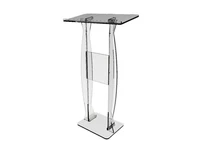 fixture displays fixture displays podium clear ghost acrylic lectern or pulpit easy assembly required plexiglass