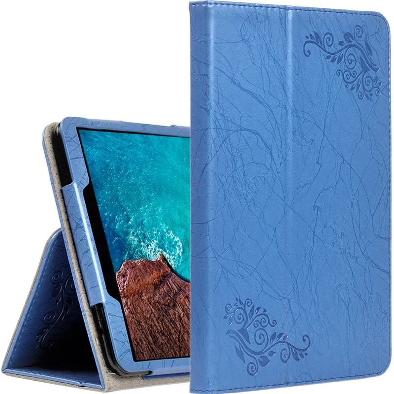 Чехол-книжка из искусственной кожи с цветочным принтом для Xiao mi pad4 Plus mi Pad 4 Plus mi pad 4 Plus Tablet 10,1 дюймов с ремешком на руку Новинка