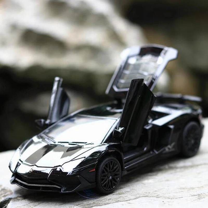 1:32 LP740 литой автомобиль Lambo металлический сплав Игрушечная модель автомобиля