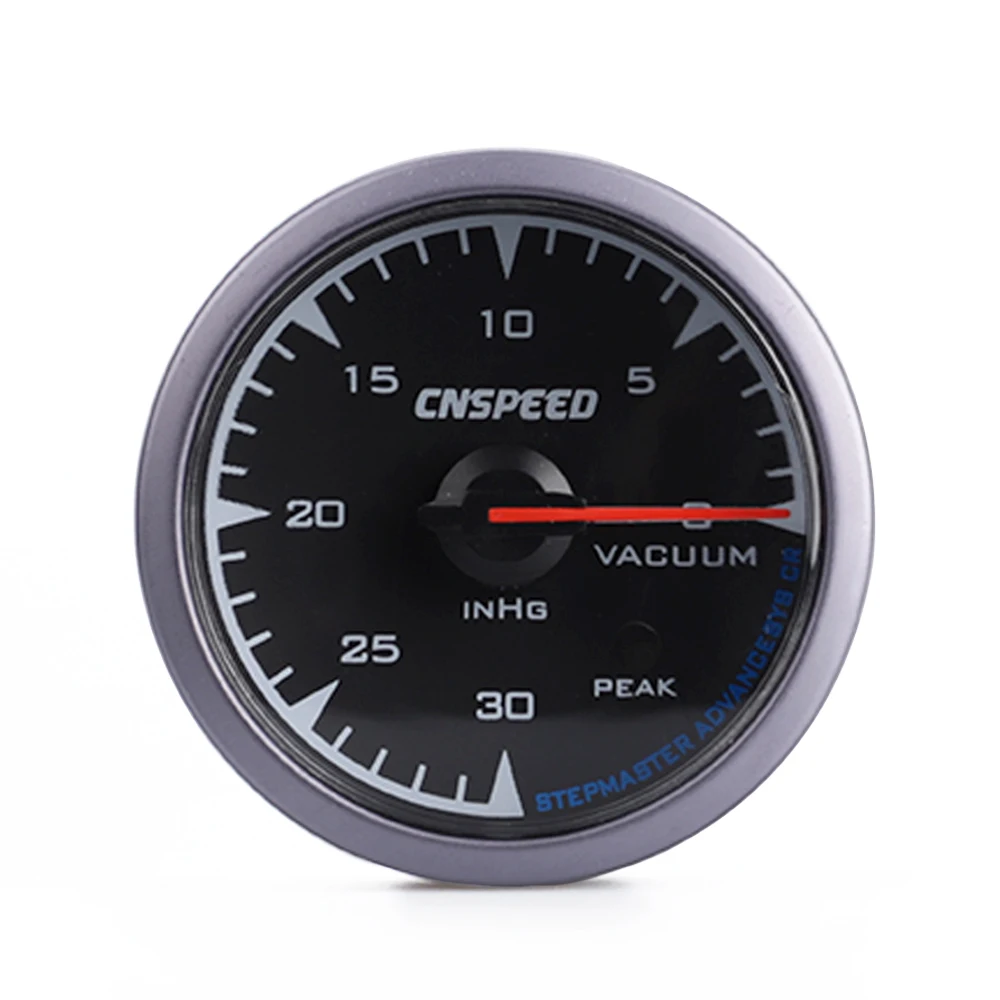 CNSPEED Shark pin 7 светодиодных цветов 2 5 &quot60 мм 12 в универсальный вакуумный манометр 0-30
